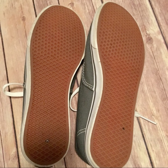 Vans grey canvas tennis shoes size 7 - Picture 5 of 5